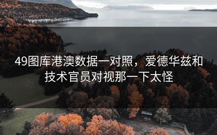 49图库港澳数据一对照,爱德华兹和技术官员对视那一下太怪 49图库港澳数据一对照,爱德华兹和技术官员对视那一下太怪